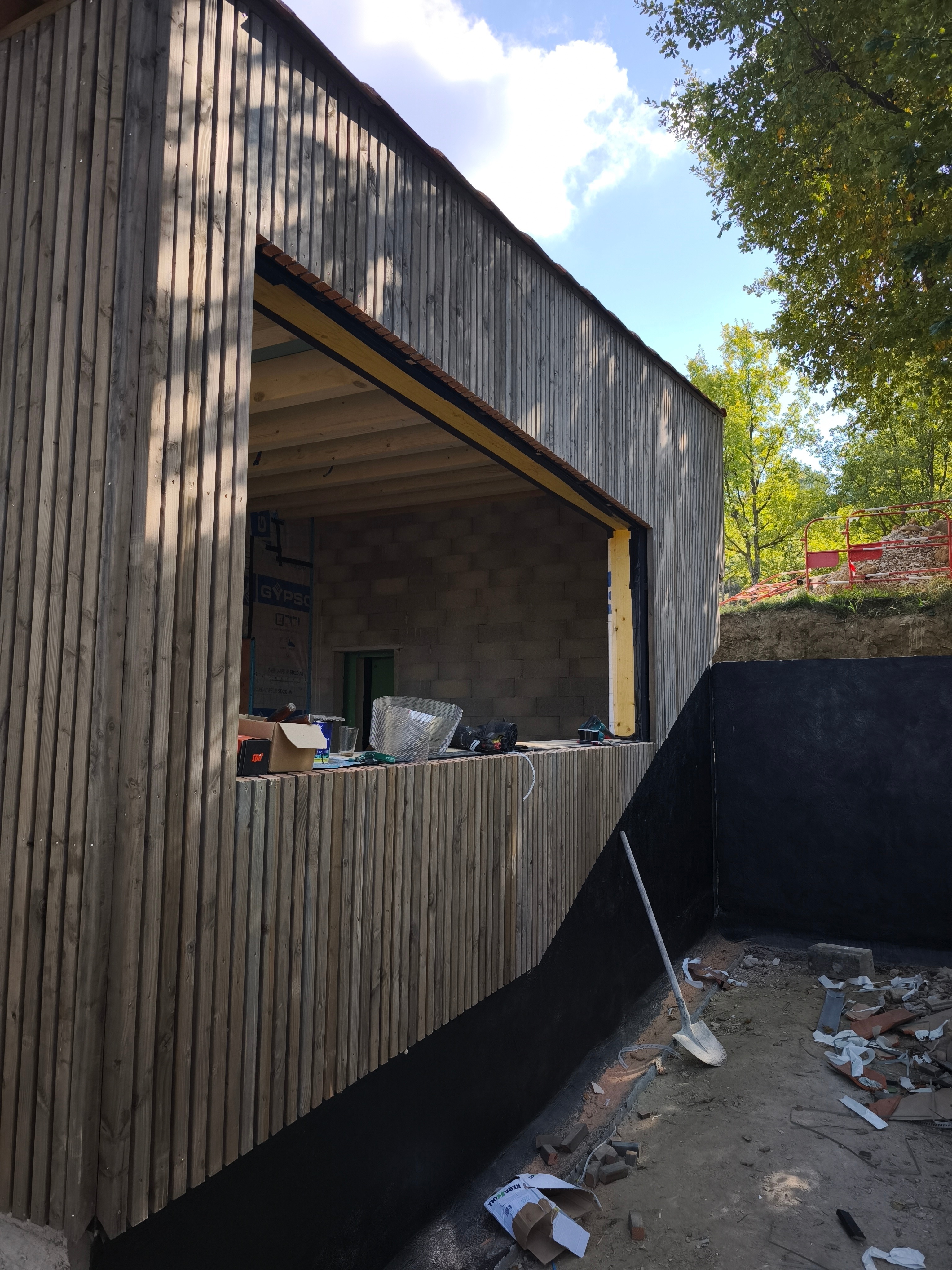 Extension ossature bois